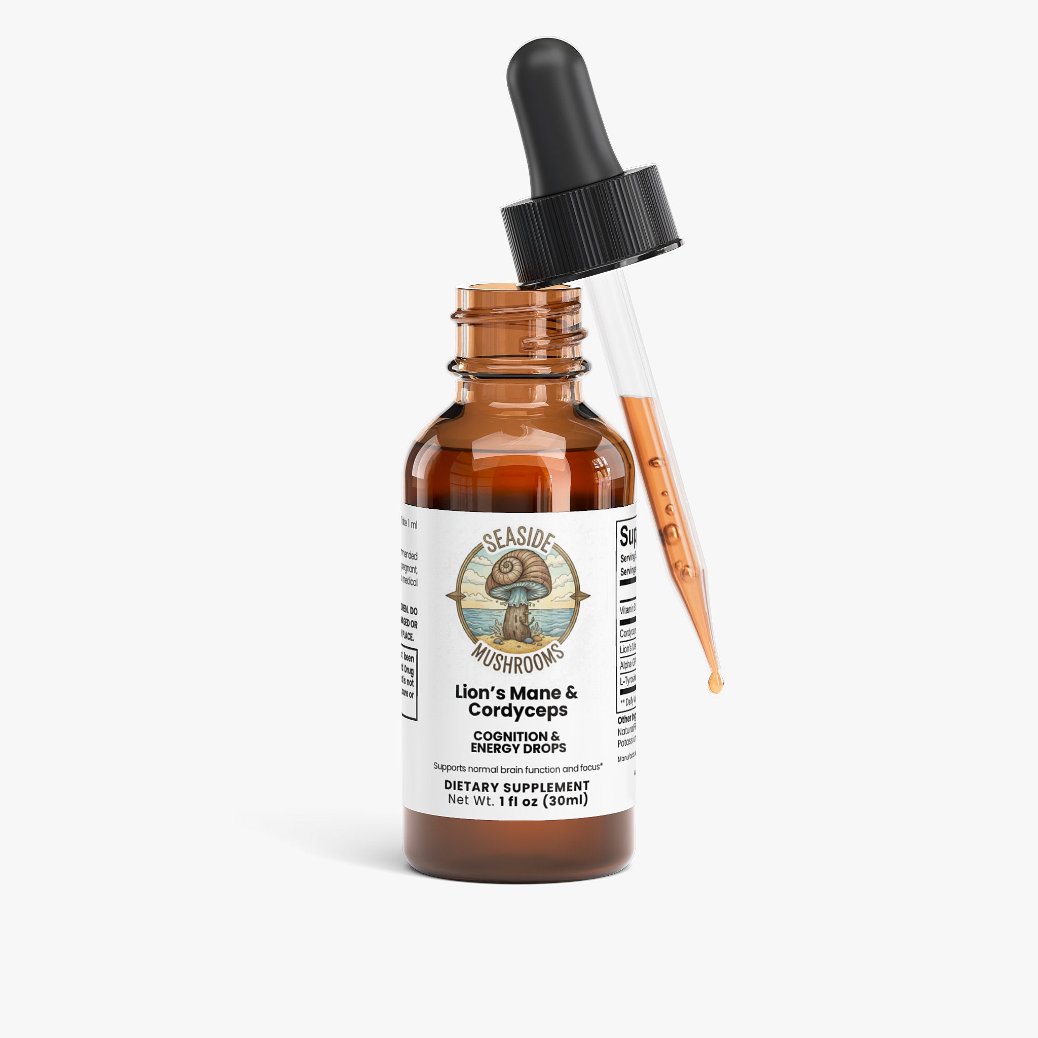 Lion's Mane & Cordyceps Drops