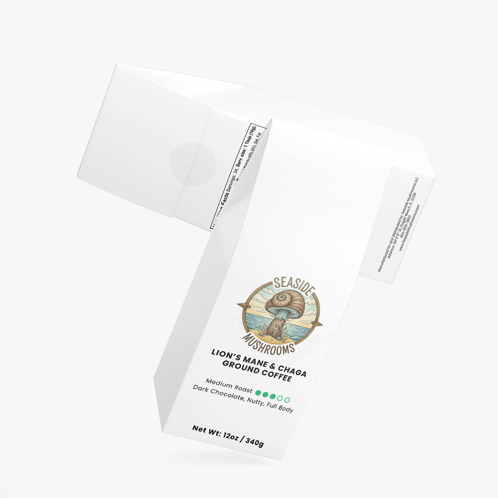 LION’S MANE & CHAGA GROUND COFFEE (Medium Roast)