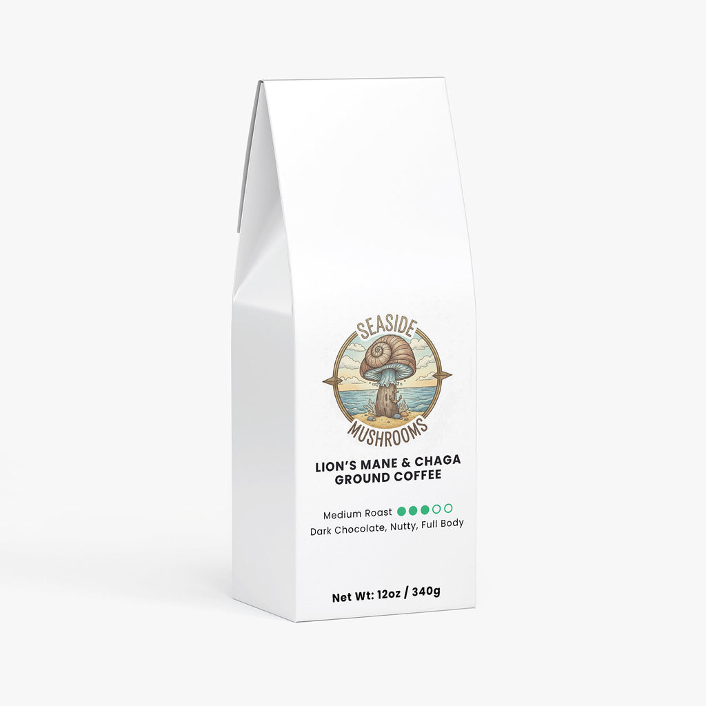 LION’S MANE & CHAGA GROUND COFFEE (Medium Roast)