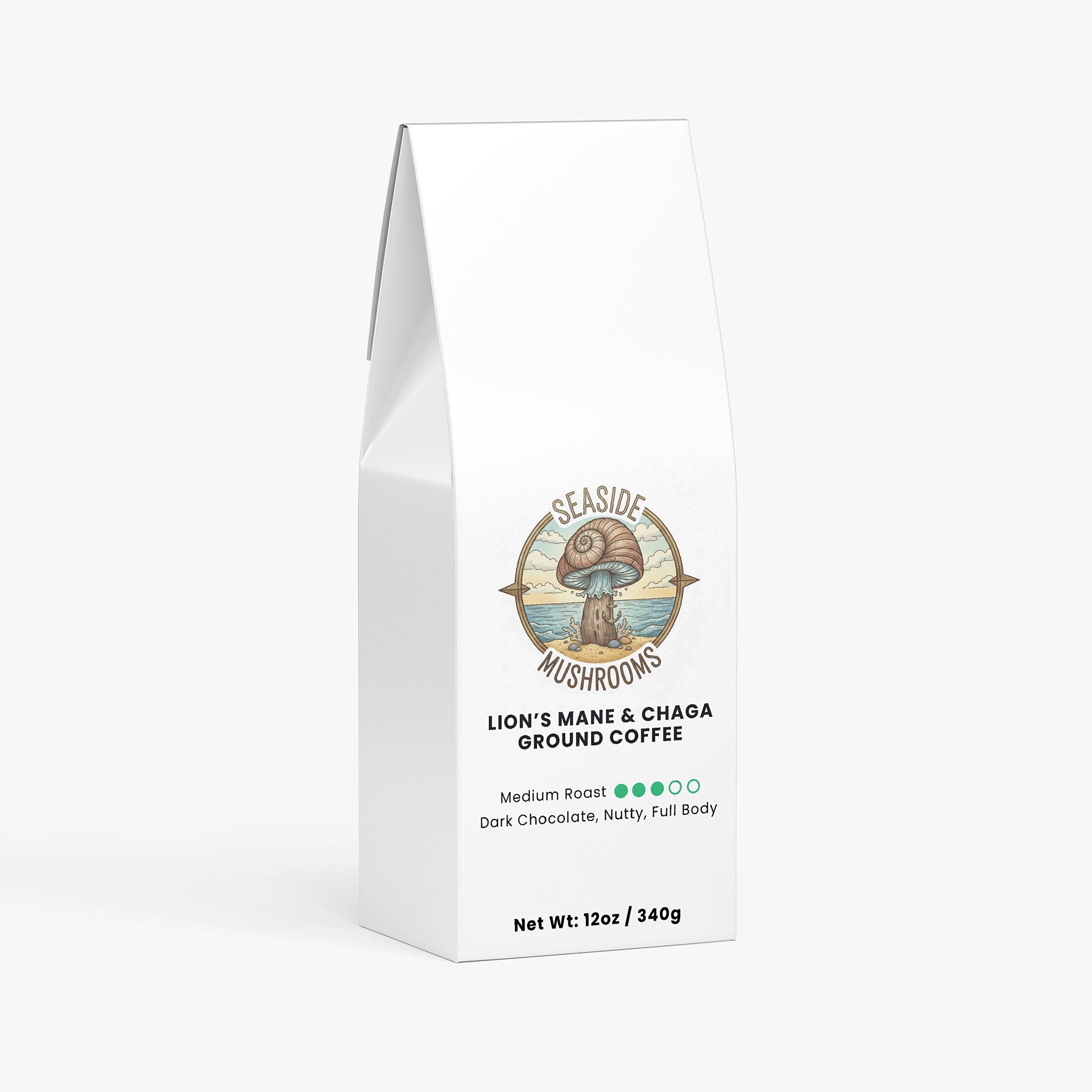 LION’S MANE & CHAGA GROUND COFFEE (Medium Roast)