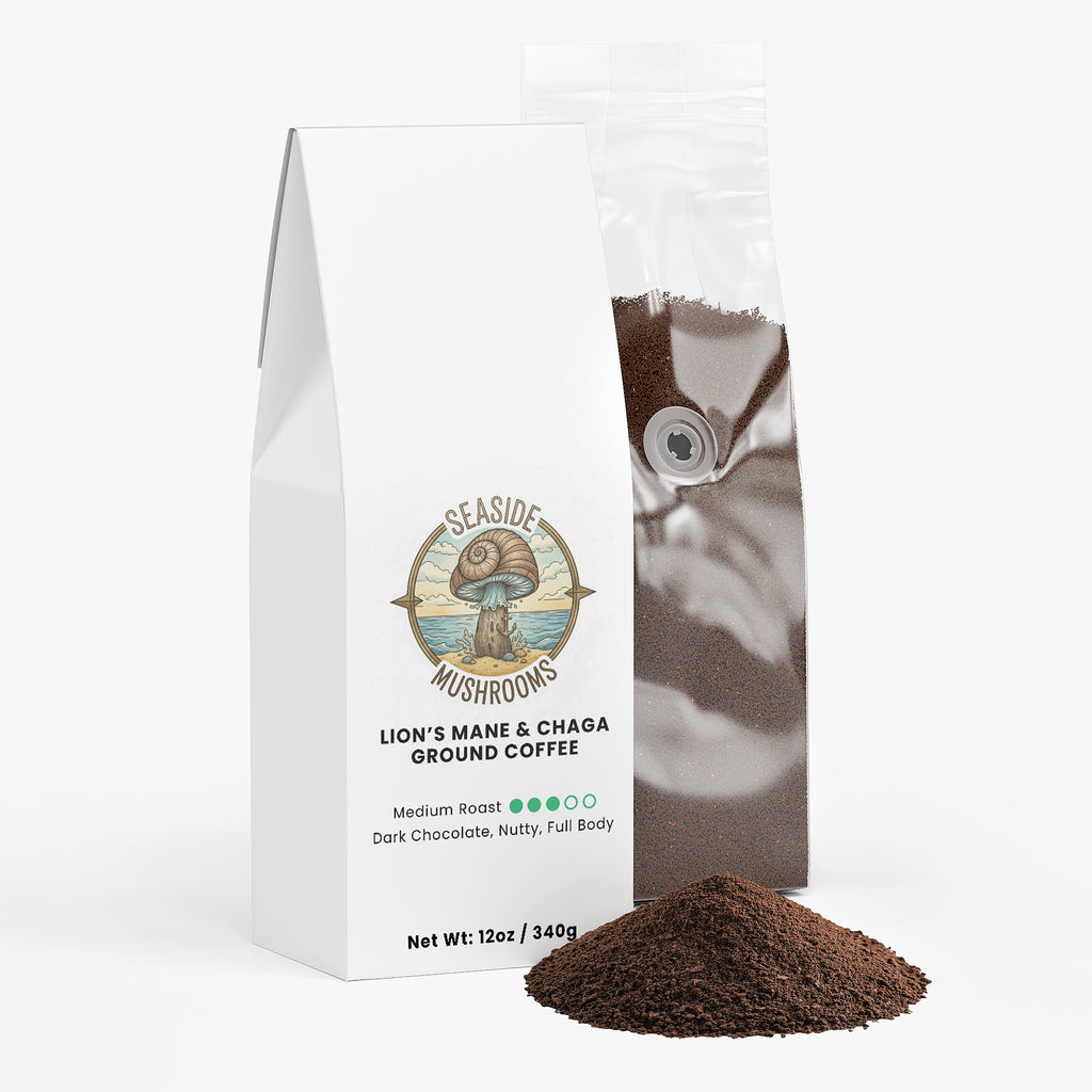 LION’S MANE & CHAGA GROUND COFFEE (Medium Roast)