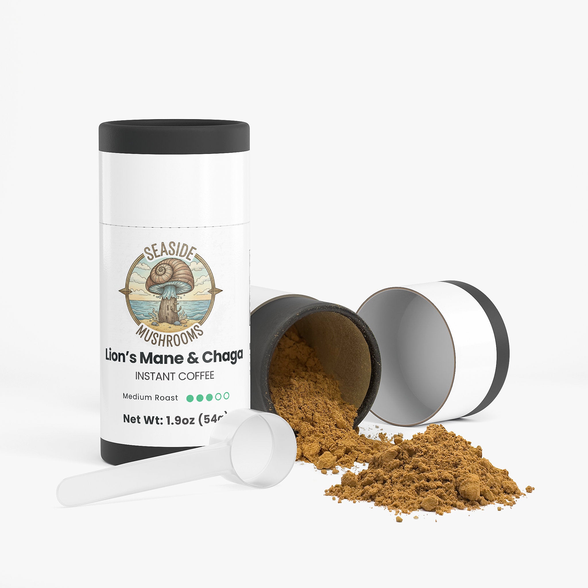 Lion's Mane & Chaga Instant Coffee (Medium Roast)