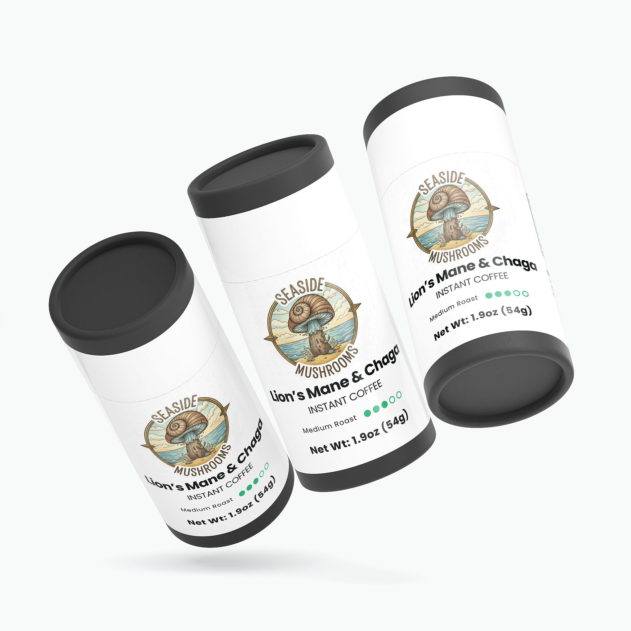 Lion's Mane & Chaga Instant Coffee (Medium Roast)