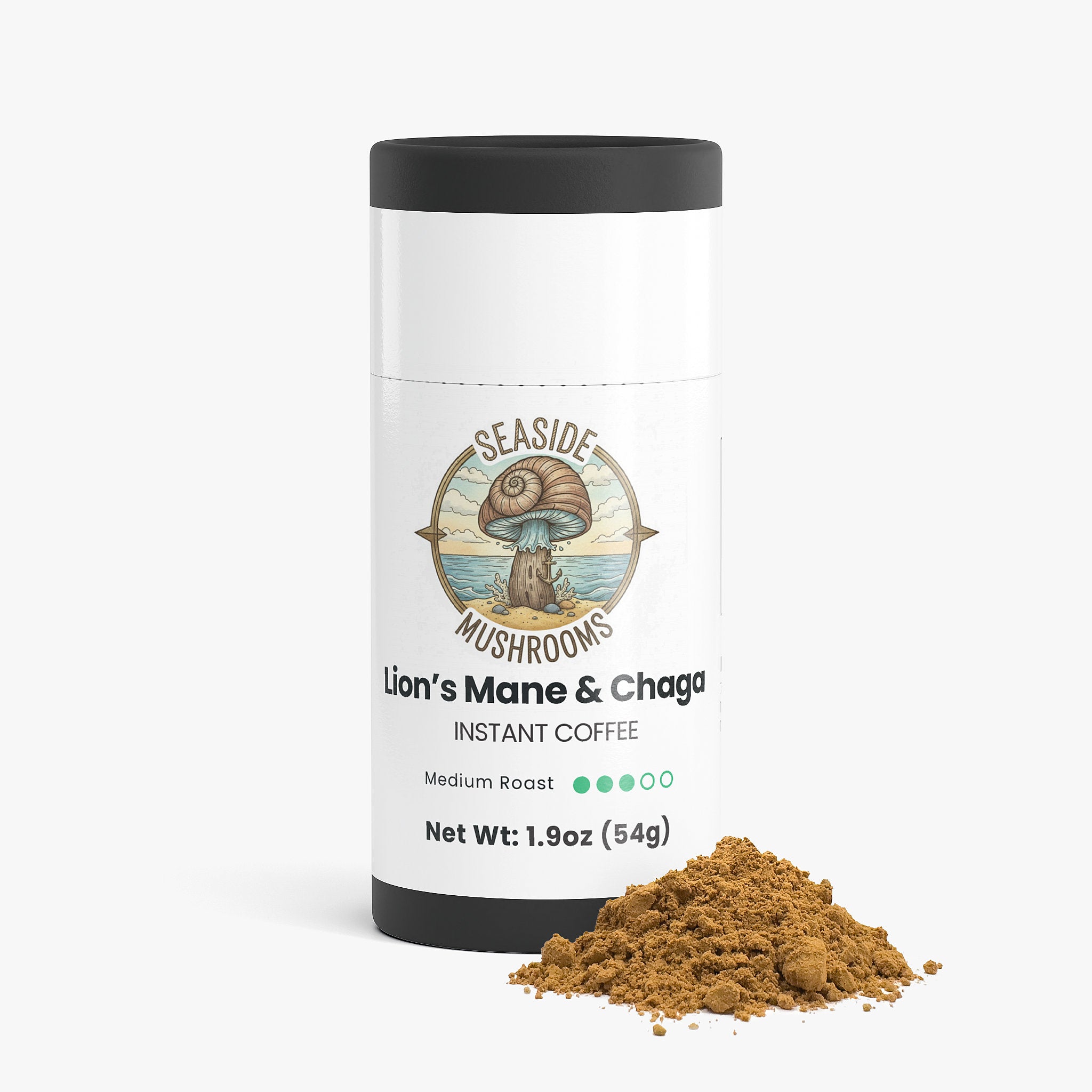Lion's Mane & Chaga Instant Coffee (Medium Roast)