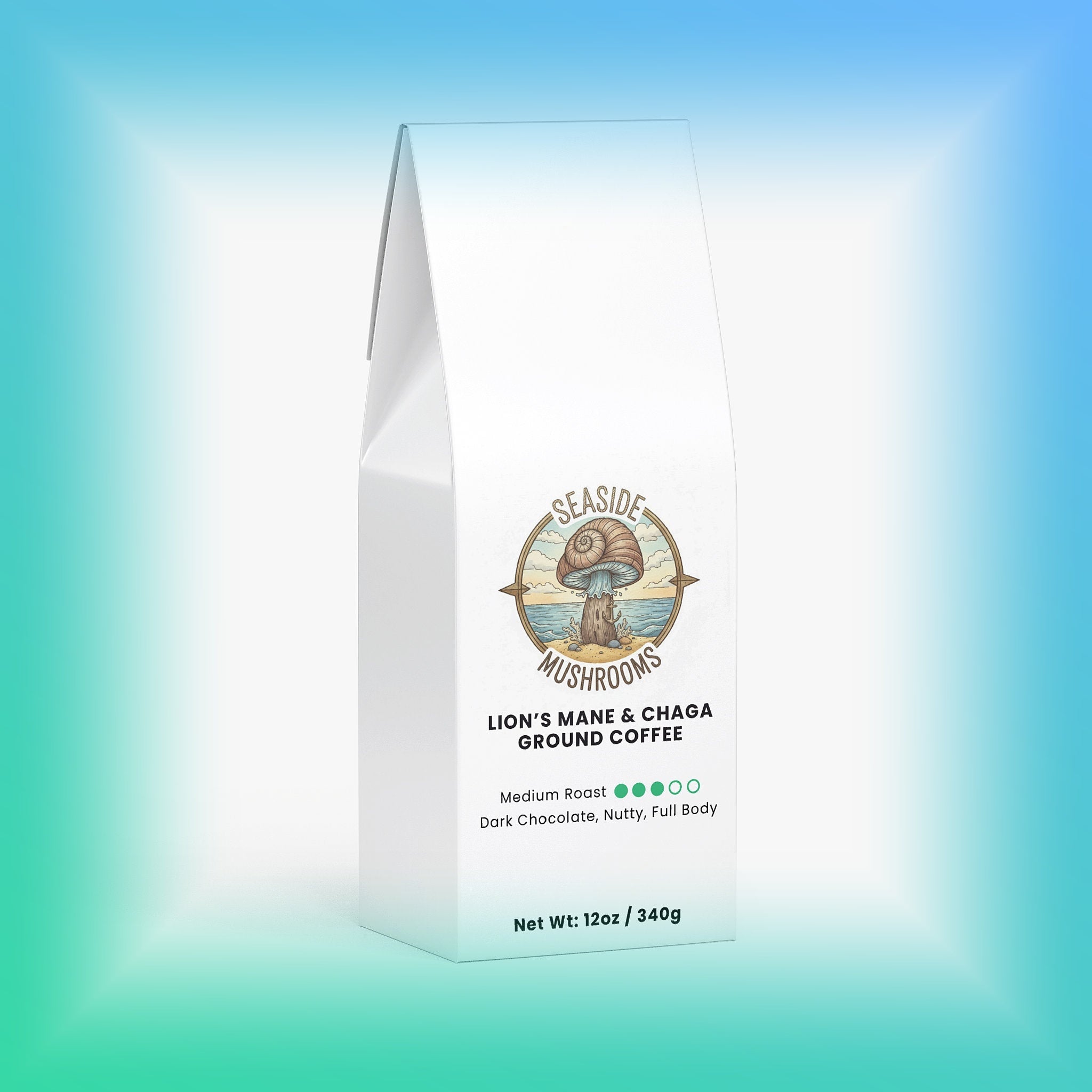 LION’S MANE & CHAGA GROUND COFFEE (Medium Roast)