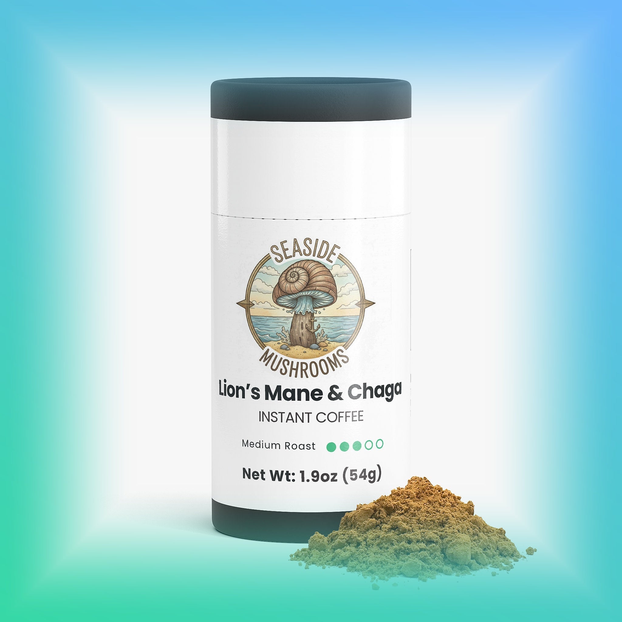 Lion's Mane & Chaga Instant Coffee (Medium Roast)