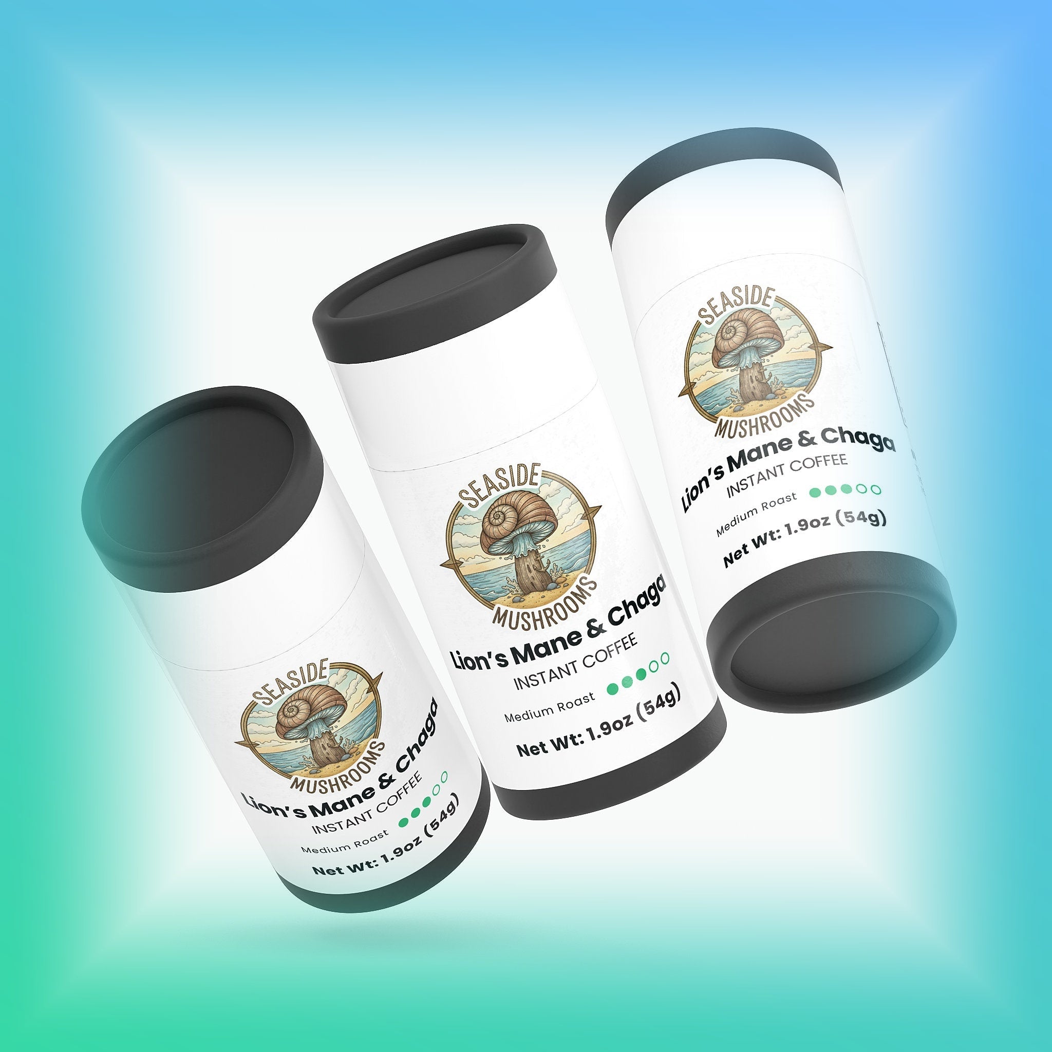 Lion's Mane & Chaga Instant Coffee (Medium Roast)