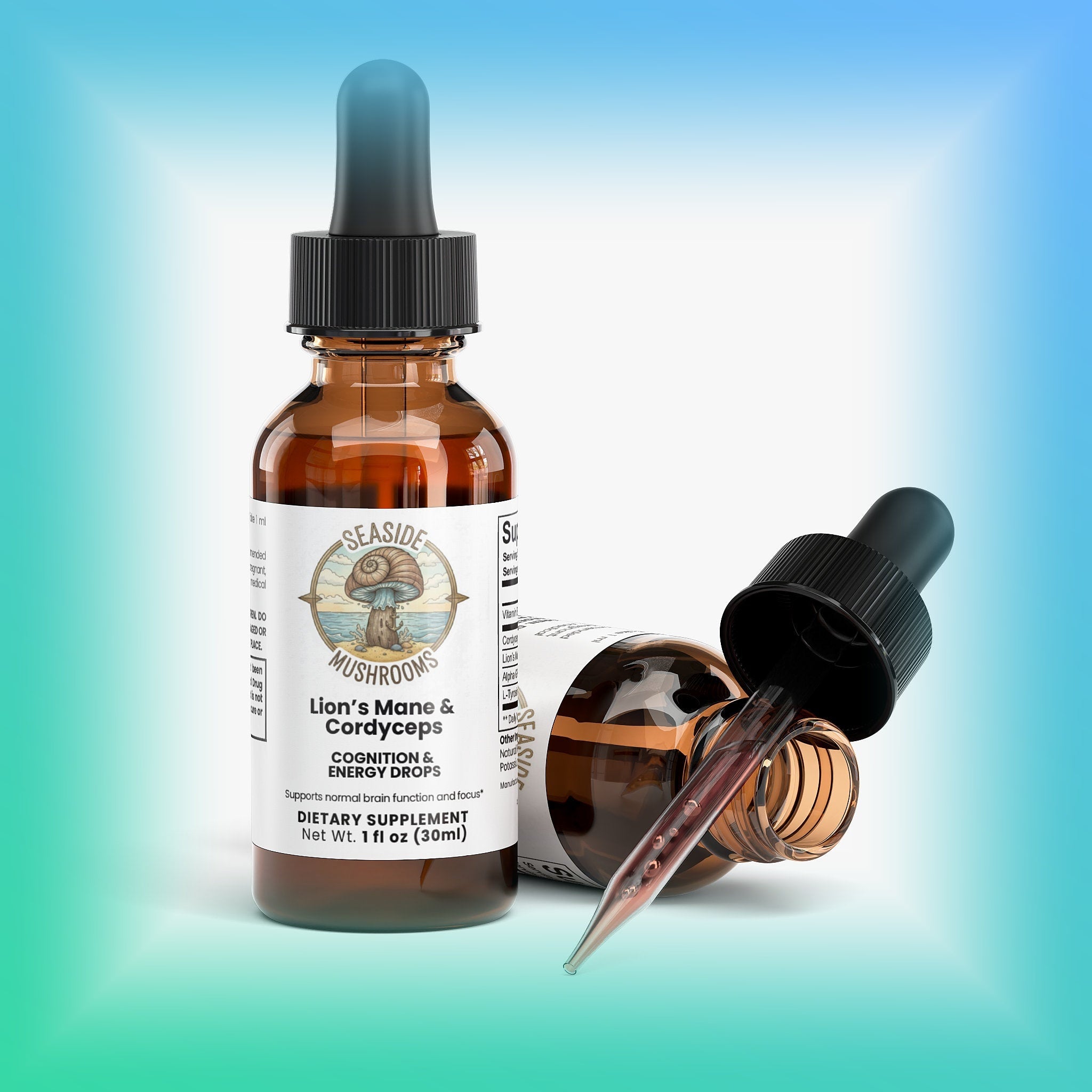 Lion's Mane & Cordyceps Drops