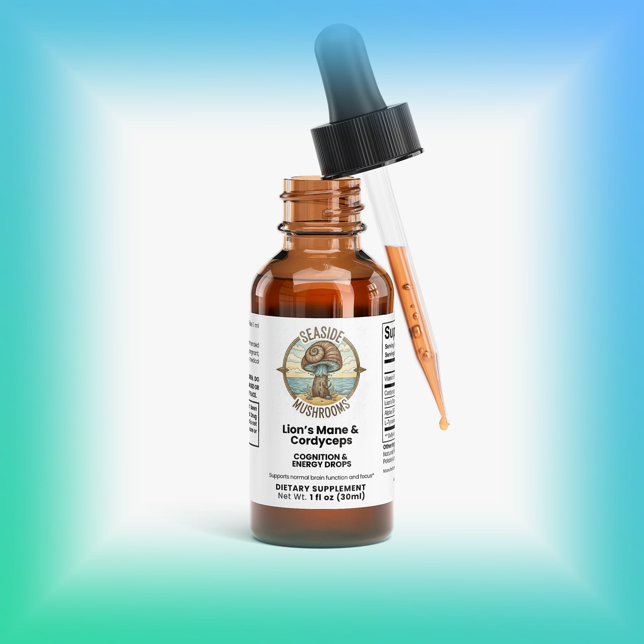 Lion's Mane & Cordyceps Drops