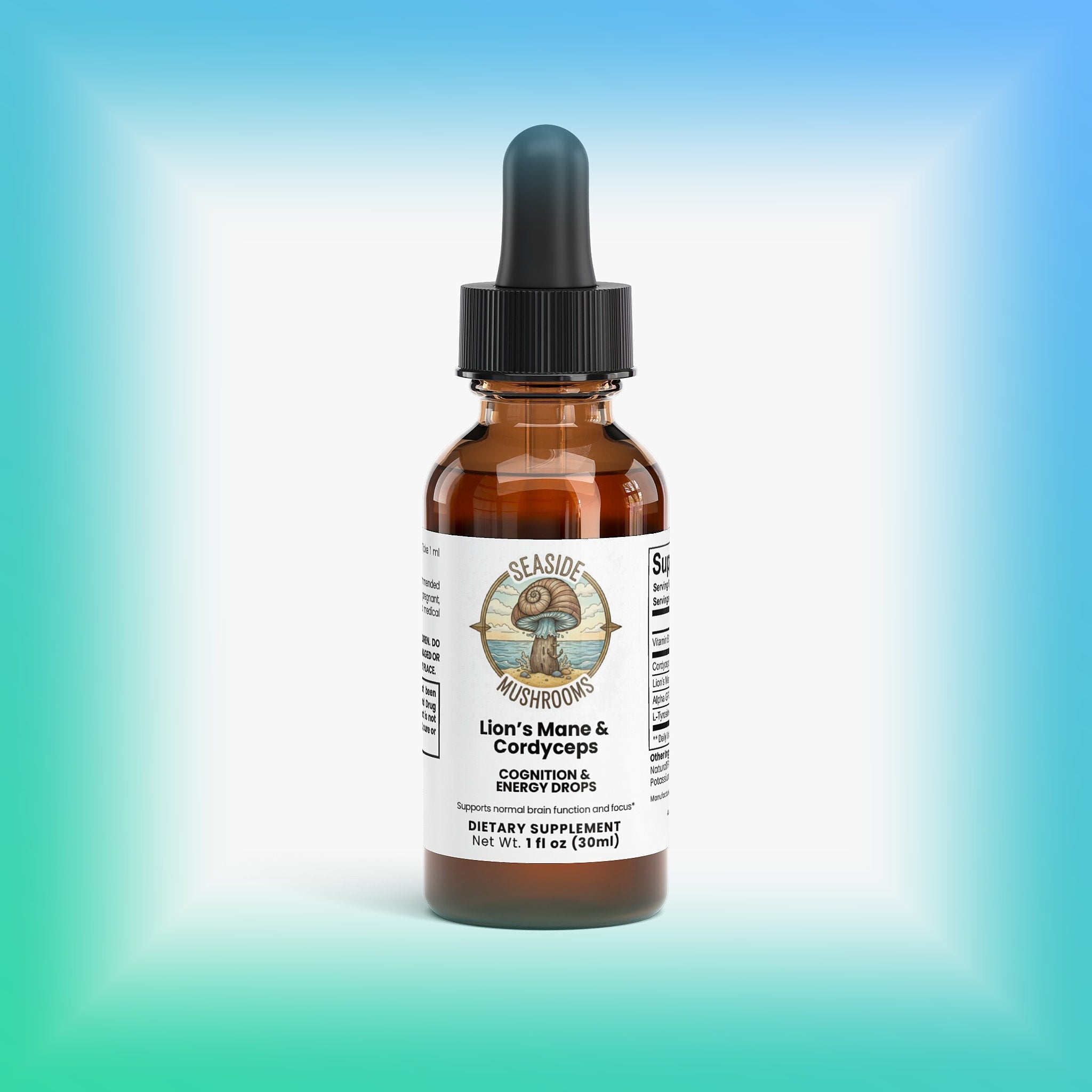 Lion's Mane & Cordyceps Drops