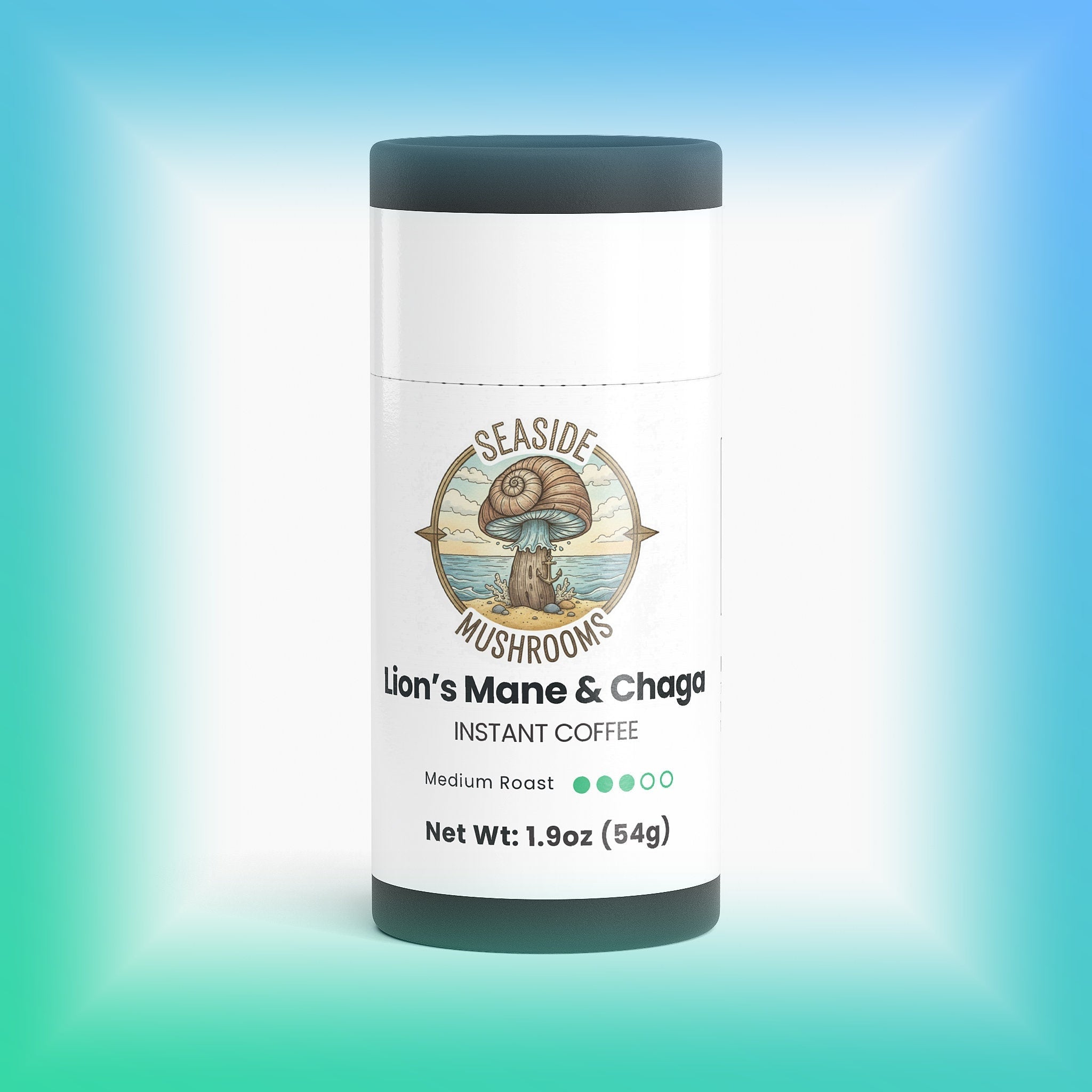 Lion's Mane & Chaga Instant Coffee (Medium Roast)